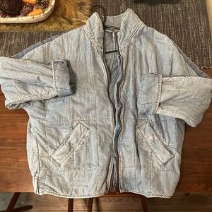 Free People Dolman Quilted Knit Jacket